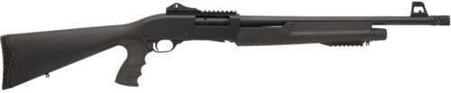 Dickinson Arms XX2T Pump Action Shotgun 12 Gauge 18.5" Barrel 5 Round Capacity Ghost Ring Rear Sight Black Polymer Finish