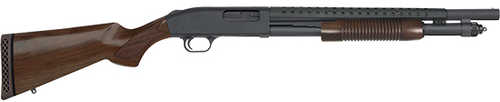 Mossberg 590 Retrograde Pump Action Shotgun 12 Gauge 3" Chamber 18.5" Barrel 6 Round Capacity Walnut Stock Matte Blued Finish