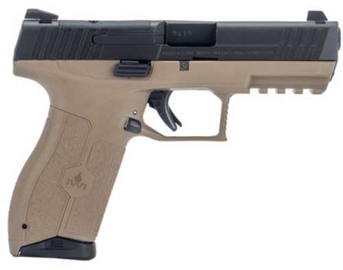 IWI Masada Striker Fired Semi-Automatic Pistol 9mm Luger 4.1" Barrel (2)-17Rd Magazines Fixed Sights Black Slide Flat Dark Earth Polymer Finish