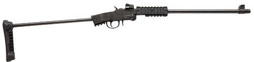 Chiappa Little Badger Takedown Xtreme Break Open Single Shot Rifle .22 Long Rifle 16.5" Barrel Round Capacity Steel Rod Stock Black Finish