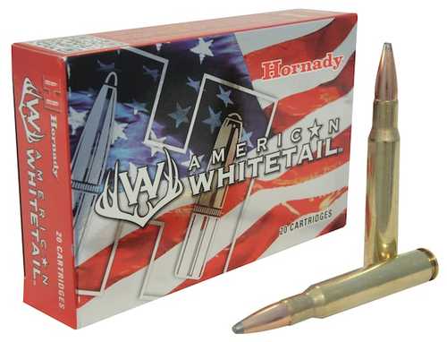 Hornady <span style="font-weight:bolder; ">American</span> <span style="font-weight:bolder; ">Whitetail</span> 30-06 Springfield 180 gr InterLock Spire Point Ammo 20 Round Box