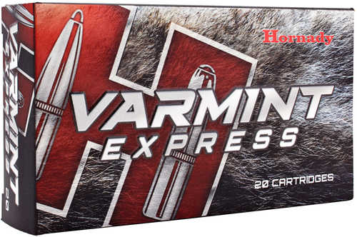 Hornady Varmint Express 22-250 Rem 50 gr 3800 fps V-Max (VMX) Ammo 20 Round Box