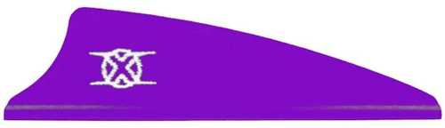 Bohning Archery Shield Cut X Vanes Purple 1.75 in. 100 pk. Model: 10772PU175