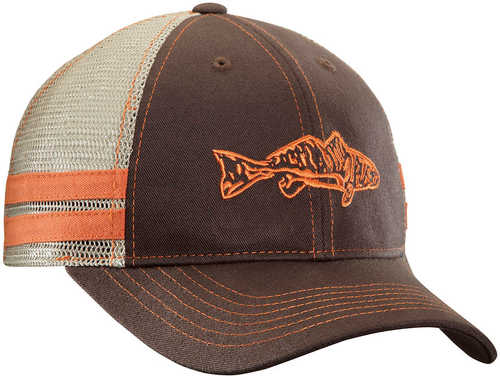 Flying Fisherman Trucker Hat Redfish Chocolate/Khaki Model: H1730