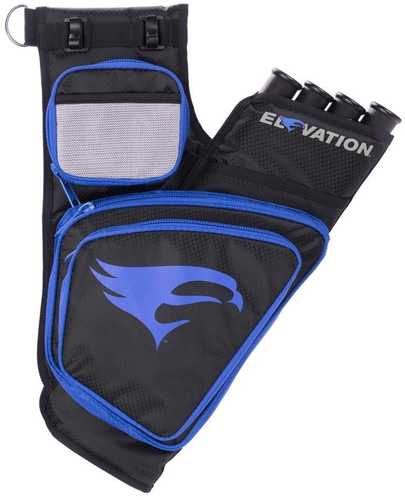 Elevation Equipped Transition Quiver Black/Blue 4 Tube RH Model: 10318