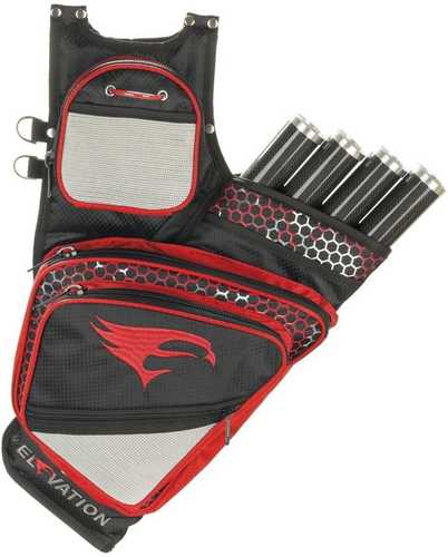Elevation Equipped Adrenalin Quiver Black/red 4 Tube Rh Model: 13025