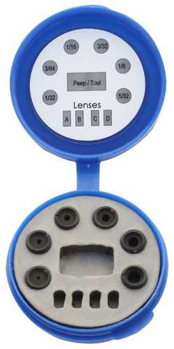 Click to see larger image. Hamskea Archery Insight Aperture Set 6 pc. Model: PEEP050