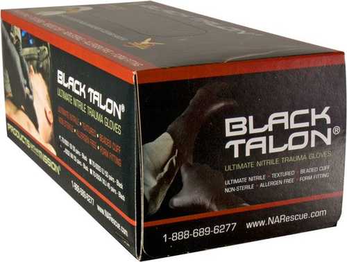 North American Rescue Gloves Large Talon 70-0003 Medical Black