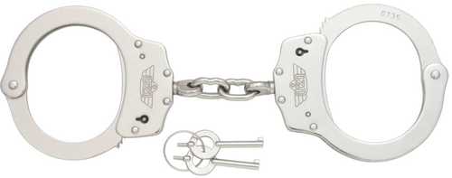 UZI Gear / CampCo Uzi Accessories UZIHCCS Law Enforcement Chain Link Handcuff Silver