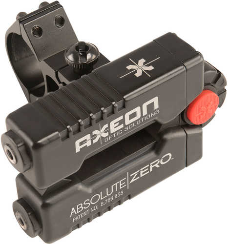 Axeon Absolute Zero Sight-In Device with Red Laser, Black