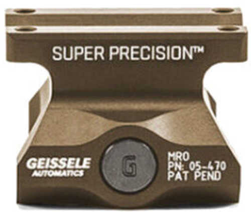 Geissele Automatics Super Precision Mount Fits Trijicon MRO Lower 1/3 Co-Witness Desert Dirt Color 05-470S