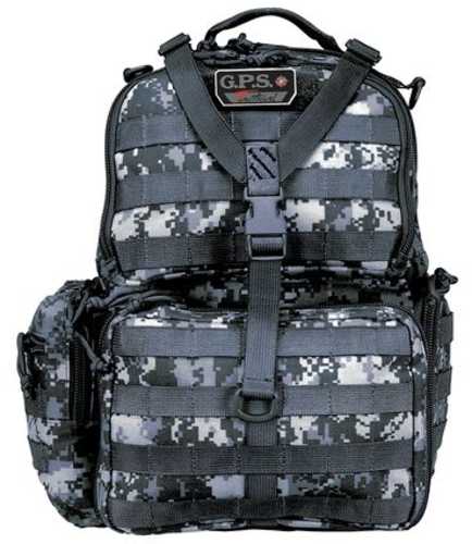 G Outdoors Tactical Range Backpack Holds 3 Handguns, Digital Gray Md: GPS-T1612BPGDC