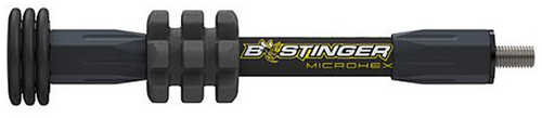 B-Stinger MicroHex Stabilizer Matte Black 6 in. Model: MHX06MB