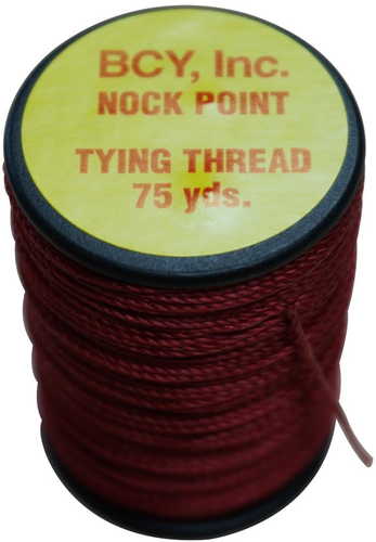 BCY Nock Tying Thread Red 75 yd. spool