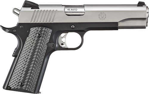 <span style="font-weight:bolder; ">Ruger</span> SR1911 Semi-Automatic Pistol .45 ACP 5" Barrel (1)-8Rd Magazines Fixed Sights Stainless Slide Black Finish