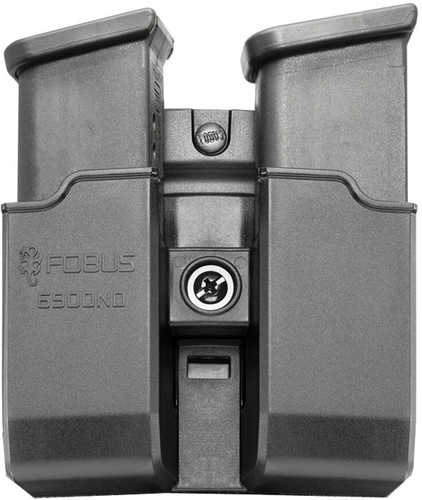 Fobus Belt Pouch Black Fits Double Mag for Glock 9/40 Tension Adjustment Screw Speed Side Cut 6900NDBH