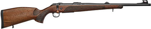 CZ 600 Lux Bolt Action Rifle .223 Remington 20" Barrel 4 Round Capacity Bavarian Style Walnut Stock Black Finish