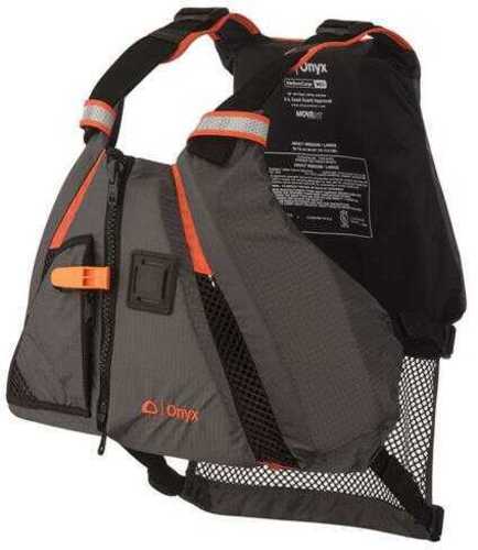 Onyx Outdoor Full Throttle Paddle Sports Dynamic Type III Adult Flotation Vest Medium/Large Orange/Grey