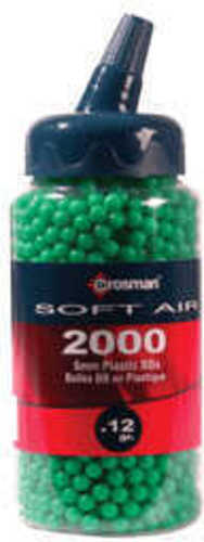 Crosman SOFTAIR 6MM Plastic BB'S 2000 Count Jar With Spout