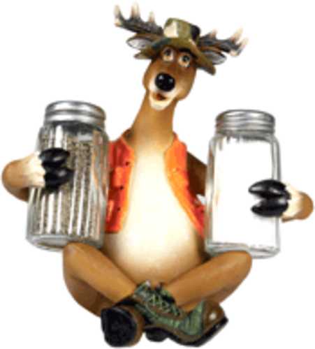 Rivers Edge Products Deer Holding Salt & Pepper SHAKERS