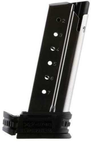 Springfield Armory XDS 40 S&W 7-Round Capacity Stainless Seel Magazine, Black Extension Sleeve Md: XDS4007