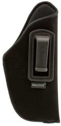 Bulldog Cases DIP-7 Deluxe Inside The Waistband Fits Glock 19 Synthetic Suede Blk
