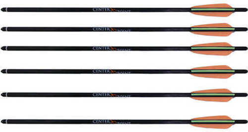 CenterPoint 20" Carbon Crossbow Arrows, Pack of 6 Md: AXCCA206PK