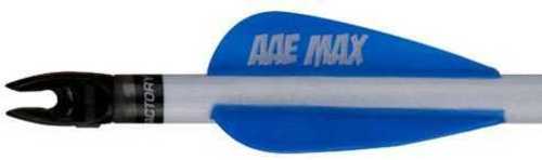 AA&E Leathercraft Plastifletch Max Vane Blue 2 in. Shield 100 pk. Model: PMA20BL100