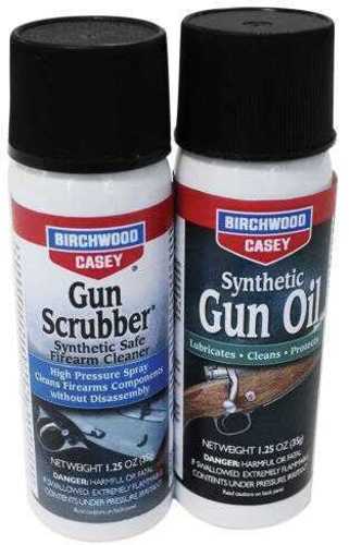 Birchwood Casey B/C Gun Scrubber SYNTH Gun Oil Combo Pack 1.25Oz Ea AERSL Can