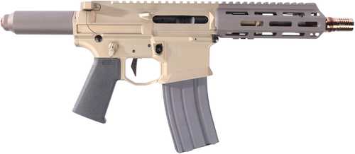 Q Honey Badger Semi-Automatic Pistol .300 AAC Blackout 7" Barrel (1)-30Rd Magazine Flat Dark Earth Finish Shade Variations And Other Imperfections Are Normal Due to the Manufacturing Process