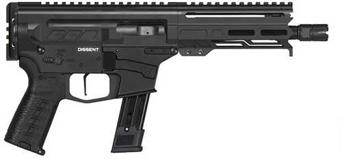 CMMG Dissent MK17 Semi-Automatic Pistol 9mm Luger 6.5" Barrel (2)-21Rd Magazines Black Cerakote Fiinish