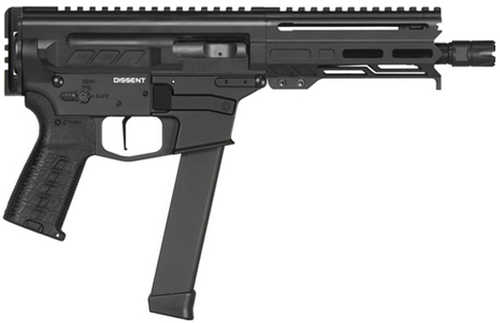 CMMG Dissent MK17 Semi-Automatic Pistol 9mm Luger 6.5" Barrel (2)-21Rd Magazines Black Cerakote Finish