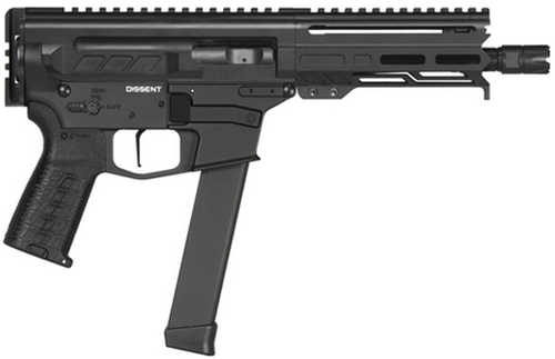 Click to see larger image. CMMG Dissent MK17 Semi-Automatic Pistol 9mm Luger 6.5" Barrel (2)-21Rd Magazines Black Cerakote Finish