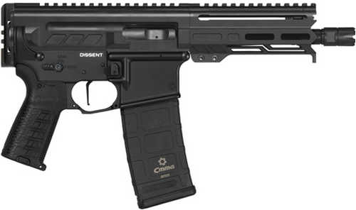 CMMG Dissent MK4 Semi-Automatic Pistol 9mm Luger 6.5" Barrel (2)-30Rd Magaiznes Black Cerakote Finish