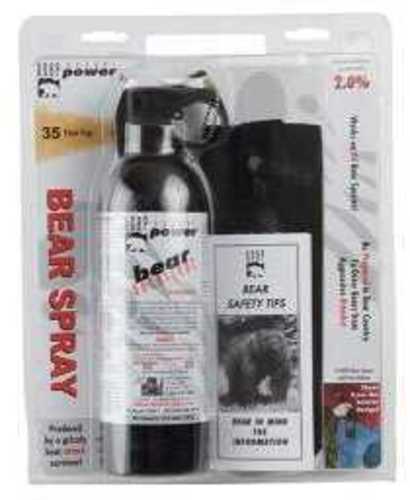 UDAP Super Magnum Bear Spray w/ Hip Holster 13.4oz/380g Up to 35 Feet Black 18HP