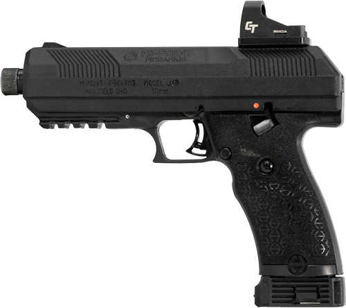 Hi-Point Semi-Automatic Pistol 10mm 5.2" Barrel (1)-10Rd Magazine Crimson Trace Red Dot Included Black Polymer Finish