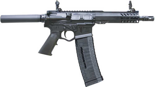 ET Arms Omega-P1 Semi-Automatic Pistol 5.56x45mm NATO 7.5" Barrel (1)-60Rd Magazine Flip-Up Sights Black Finish