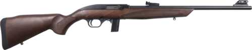 Rossi RS22 Semi-Automatic Rifle .22 Long 18" Barrel (1)-10Rd Magazine Adjustable Fiber Optic Sights Wood Stock Matte Black Finish