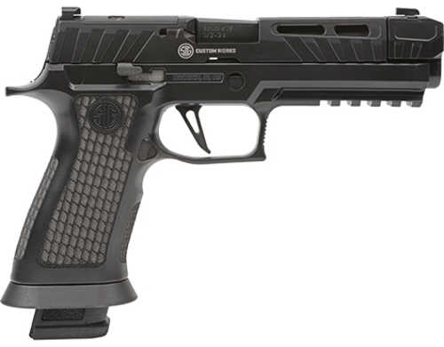 Sig Sauer P320 Spectre Comp Blackout Semi-Automatic Pistol 9mm Luger 4.6" Barrel (2)-21Rd Magazines X-RAY3 Sights Finish