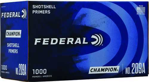 Federal Champion 209 Shotshell Primers 209A Box Of 1000