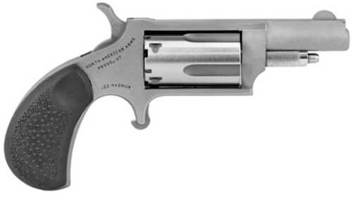 North American Arms Mini Revlover Single Action Revolver .22 WMR 1.625" Barrel 5 Round Capacity rubber Grips Stainless Steel Finish