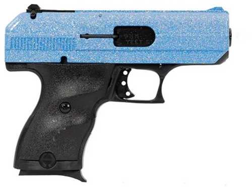 Hi-Point C-9 Semi-Automatic Pistol 9mm Luger 3.5" Barrel (1)-8Rd Magazine Black Polymer Grips Blue Sparkle Cerakote Finish