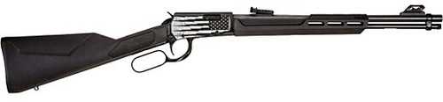 Rossi Rio Bravo Lever Action Rifle .22 Winchester Magnum 20" Barrel 12 Round Capacity Synthetic Stock Black Finish