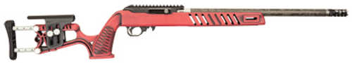 Black Rain Ordnance Professional Semi-Automatic Rifle .22 Long 18.5" Barrel (1)-10Rd Magazine Red Battleworn Cerakote Finish