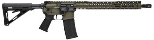 Click to see larger image. Black Rain Ordnance We The People Semi-Automatic Rifle .223 Remington 16" Barrel (1)-30Rd Magazine Bazooka Green Battleworn Cerakote Finish