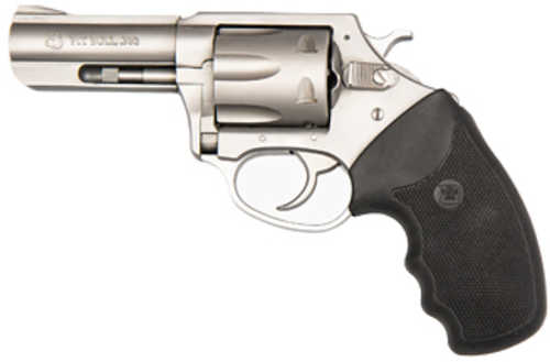 Charter Arms Pitbull Revolver .380 ACP 3" Barrel 6 Round Capacity Fixed Sights Rubber Grips Stainless Finish