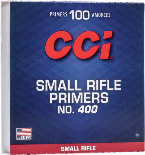 CCI No. 400 Standard Small Rifle Primers Box of 1000