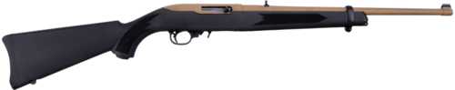 Ruger 10/22 Semi-Automatic Rifle .22 Long Rifle 18.5" Barrel (1)-10Rd Magazine Black Synthetic Stock Flat Dark Earh Cerakote Finish