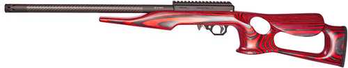 Volquartsen Superlite Semi-Automatic Rifle .22 WMR 18.5" Barrel (1)-9Rd Magazine Red Thumbhole Stock Black Finish