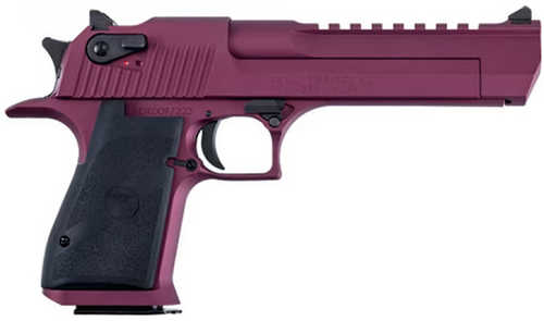 Magnum Research Desert Eagle Semi-Automatic Pistol .44 Remington Magnum 6" Barrel (1)-8Rd Magazine Black Rubber Grips Black Cherry Cerakote Finish